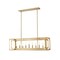 Z-Lite Easton Linear Chandelier, 9-Light, 13 In.W x 44 In.L x 13 In.H, Rubbed Brass/Rubbed Brass 3038-9L-RB - alternate 1